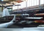 Aircraft SA-122, Valtion lentokonetehdas VL Sääski II (starboard fuselage minus skin) at the Suomen Ilmailumuseo (Finnish Aviation Museum), Vantaa, photo by iwarnecke
