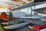 Aircraft SA-122, Valtion lentokonetehdas VL Sääski II (starboard fuselage minus skin) at the Suomen Ilmailumuseo (Finnish Aviation Museum), Vantaa, photo by iwarnecke