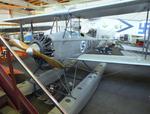 Aircraft SA-122, Valtion lentokonetehdas VL Sääski II (starboard fuselage minus skin) at the Suomen Ilmailumuseo (Finnish Aviation Museum), Vantaa, photo by iwarnecke