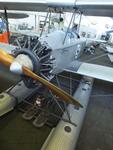 Aircraft SA-122, Valtion lentokonetehdas VL Sääski II (starboard fuselage minus skin) at the Suomen Ilmailumuseo (Finnish Aviation Museum), Vantaa, photo by iwarnecke