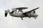 Aircraft 165456, Northrop Grumman E-2C Hawkeye, On display, Morlaix-Ploujean airport (LFRU-MXN), at LFRU, photo by Yves-Q