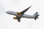 Aircraft EC-OJF, Airbus A320-232, Climbing from rwy 03, Nantes-Atlantique airport (LFRS-NTE), at LFRS, photo by Yves-Q