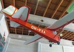 Aircraft OH-PXA, Polyteknikkojen ilmailukerho PIK-10 Moottoribaby at the Suomen Ilmailumuseo (Finnish Aviation Museum), Vantaa, photo by iwarnecke