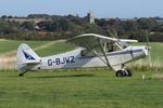 Aircraft G-BJWZ, Just landed at Northrepps., at X3CX, photo by Graham Reeve