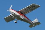 Aircraft G-TLAG, Departing from Northrepps., at X3CX, photo by Graham Reeve