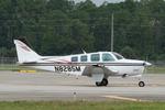 Aircraft N8285M, Bonanza 8285M taxis at Southwest Florida International Airport, at KRSW, photo by Suncoast Spotter