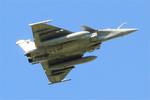 Aircraft 23, Dassault Rafale M, Climbing from rwy 08, Landivisiau naval air base (LFRJ-LDV), at LFRJ, photo by Yves-Q