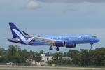 Aircraft N264BZ, Moxy 1338 arrives at Southwest Florida International Airport following flight from Manchester International Airport, at KRSW, photo by Suncoast Spotter
