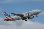 Aircraft N827AW, American 2916 departs Southwest Florida International Airport enroute to Reagan National Airport, at KRSW, photo by Suncoast Spotter