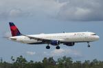 Aircraft N121DZ, Delta 2400 arrives at Southwest Florida International Airport following flight from Minneapolis-St Paul International Airport, at KRSW, photo by Suncoast Spotter