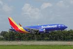 Aircraft N8895Q, Southwest 4034 arrives at Southwest Florida International Airport following flight from Chicago-Midway International Airport, at KRSW, photo by Suncoast Spotter