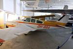 Aircraft OH-BBA, Beech 95-A55 Baron at the Suomen Ilmailumuseo (Finnish Aviation Museum), Vantaa, photo by iwarnecke