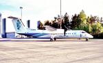 Aircraft C-GFEN, Ramp H, at ESSA, photo by wijken