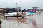 Aircraft G-WOWA, G-WOWA 1992 DHC-8-300 Air Southwest MAN, at EGCC, photo by PhilR