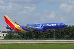 Aircraft N8639B, Southwest 4034 arrives at Southwest Florida International Airport following flight from Chicago-Midway International Airport, at KRSW, photo by Suncoast Spotter