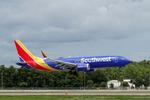 Aircraft N8834L, Southwest 4034 arrives at Southwest Florida International Airport following flight from Chicago-Midway International Airport, at KRSW, photo by Suncoast Spotter