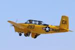 Aircraft N12281, Beech T-34A, at KOSH, photo by MarkPasqualino