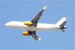 Aircraft EC-ODM, Airbus A320-232, Climbing from rwy 03, Nantes-Atlantique airport (LFRS-NTE), at LFRS, photo by Yves-Q