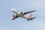 Aircraft EC-MUT, Airbus A319-111, Climbing from rwy 03, Nantes-Atlantique airport (LFRS-NTE), at LFRS, photo by Yves-Q