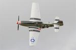 Aircraft G-MRLL, North American P-51D Mustang,On display, Morlaix-Ploujean airport (LFRU-MXN), at LFRU, photo by Yves-Q