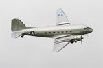 Aircraft F-AZOX, Douglas DC-3C-S1C3G, On display, Morlaix-Ploujean airport (LFRU-MXN), at LFRU, photo by Yves-Q