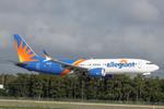 Aircraft N816NV, Allegiant 162 arrives at Southwest Florida International Airport following flight from Lehigh Valley International Airport, at KRSW, photo by Suncoast Spotter