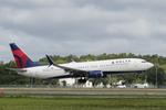 Aircraft N3735D, Delta 2474 arrives at Southwest Florida International Airport following flight from Boston-Logan International Airport, at KRSW, photo by Suncoast Spotter
