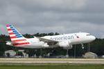 Aircraft N725UW, American 2916 arrives at Southwest Florida International Airport following flight from Reagan National Airport, at KRSW, photo by Suncoast Spotter