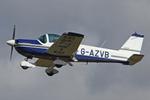 Aircraft G-AZVB, LAA 80th Anniversary Rally, at EGBG, photo by Chris Hall