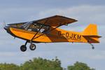 Aircraft G-OJKM, LAA 80th Anniversary Rally, at EGBG, photo by Chris Hall