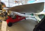 Aircraft OH-BFA, Mignet HM-14 Pou-du-Ciel replica, built by museum volunteers, at the Suomen Ilmailumuseo (Finnish Aviation Museum), Vantaa, photo by iwarnecke