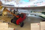 Aircraft OH-BFA, Mignet HM-14 Pou-du-Ciel replica, built by museum volunteers, at the Suomen Ilmailumuseo (Finnish Aviation Museum), Vantaa, photo by iwarnecke