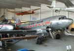 Aircraft OH-VKB, Douglas DC-3-214 at the Suomen Ilmailumuseo (Finnish Aviation Museum), Vantaa, photo by iwarnecke