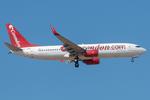 Aircraft TC-TJG, Corendon 737-800, at LOWW, photo by Andy Graf