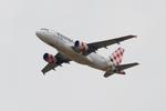 Aircraft EC-MTF, Airbus A319-111, Climbing from rwy 03, Nantes-Atlantique airport (LFRS-NTE), at LFRS, photo by Yves-Q