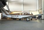 Aircraft OH-PJN, Piper PA-28R-180 Cherokee Arrow at the Suomen Ilmailumuseo (Finnish Aviation Museum), Vantaa, photo by iwarnecke