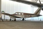 Aircraft OH-PJN, Piper PA-28R-180 Cherokee Arrow at the Suomen Ilmailumuseo (Finnish Aviation Museum), Vantaa, photo by iwarnecke