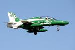 Aircraft 8801, Bae Hawk T.165 reg 8801 of RSAF Aerobatic Team approaching RW13 Malta., at LMML, photo by raymond