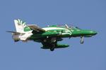 Aircraft 8805, RSAF Aerobatic Team Bae Hawk T.165 reg 8805 on approach for RW13 MLA., at LMML, photo by raymond
