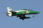 Aircraft 8809, Bae Hawk T.165 reg 8809 of RSAF Aerobatic Team approaching RW13 Malta., at LMML, photo by raymond
