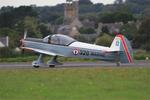 Aircraft 320, Mudry CAP10-B, Taxiing rwy 22, Morlaix-Ploujean airport (LFRU-MXN), at LFRU, photo by Yves-Q