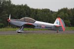 Aircraft 213, Mudry CAP10-B, Taxiing rwy 22, Morlaix-Ploujean airport (LFRU-MXN), at LFRU, photo by Yves-Q