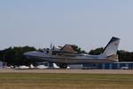 Aircraft N129MB, Aero Commander 500 S, at KOSH, photo by MarkPasqualino