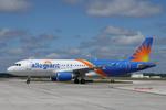 Aircraft N287NV, Allegiant 1557 taxis to the gate at Southwest Florida International Airport following flight from from Appleton International Airport, at KRSW, photo by Suncoast Spotter