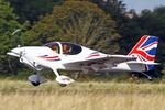 Aircraft G-MLXP, LAA 80th Anniversary Rally, at EGBG, photo by Chris Hall