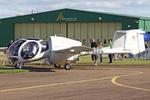 Aircraft G-BOPO, LAA 80th Anniversary Rally, at EGBG, photo by Chris Hall