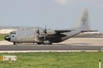 Aircraft 485, Lockheed C-130H Hercules reg 485 of the Royal Saudi Air Force was the support aircraft for the Royal Saudi Aerobatic Team, night stopping in Malta on their way to Marrakech Airshow., at LMML, photo by raymond