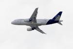 Aircraft D-AILI, Airbus A319-114, long approach rwy 21, Nantes-Atlantique airport (LFRS-NTE), at LFRS, photo by Yves-Q