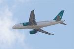 Aircraft YR-ABB, Airbus A319-112, long approach rwy 21, Nantes-Atlantique airport (LFRS-NTE), at LFRS, photo by Yves-Q
