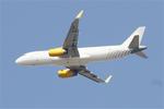 Aircraft EC-ODM, Airbus A320-232, long approach rwy 21, Nantes-Atlantique airport (LFRS-NTE), at LFRS, photo by Yves-Q